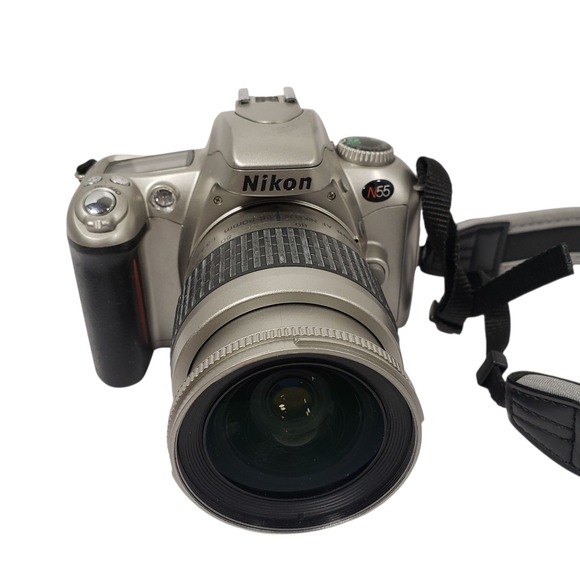 Nikon N55 35mm SLR Film Camera w/ AF Nikkor 28-80mm Lens - AS IS - Picture 1 of 11